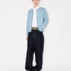 Cardigan Kenzo Trompe L’œil in misto cotone e lana Cardigan Kenzo Trompe L’œil in misto cotone e lana