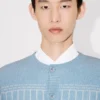 Cardigan Kenzo Trompe L’œil in misto cotone e lana Cardigan Kenzo Trompe L’œil in misto cotone e lana