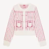 Cardigan Kenzo Trompe L’œIl’ in misto lana e cotone Cardigan Kenzo Trompe L’œIl’ in misto lana e cotone