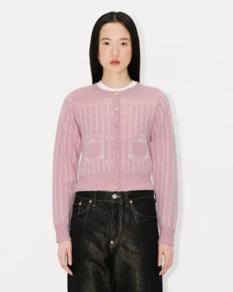 Cardigan Kenzo Trompe L’œIl’ in misto lana e cotone