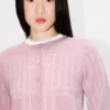 Cardigan Kenzo Trompe L’œIl’ in misto lana e cotone Cardigan Kenzo Trompe L’œIl’ in misto lana e cotone