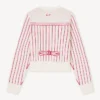 Cardigan Kenzo Trompe L’œIl’ in misto lana e cotone Cardigan Kenzo Trompe L’œIl’ in misto lana e cotone