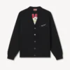 Cardigan “Kenzo Wild Tiger” in misto lana e cotone Cardigan “Kenzo Wild Tiger” in misto lana e cotone