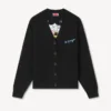 Cardigan “Kenzo Wild Tiger” in misto lana e cotone