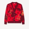 Cardigan “Lunar New Year” in misto cotone e lana Cardigan “Lunar New Year” in misto cotone e lana