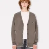 Cardigan ricamato ‘Boke Flower 2.0’ in cotone e lana Cardigan ricamato ‘Boke Flower 2.0’ in cotone e lana