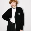 Cardigan ricamato ‘Boke Flower 2.0’ in cotone e lana Cardigan ricamato ‘Boke Flower 2.0’ in cotone e lana