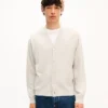 Cardigan ricamato con firma “Kenzo” in lana merino Cardigan ricamato con firma “Kenzo” in lana merino