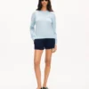 Cardigan ricamato con firma “Kenzo” in lana merino Cardigan ricamato con firma “Kenzo” in lana merino