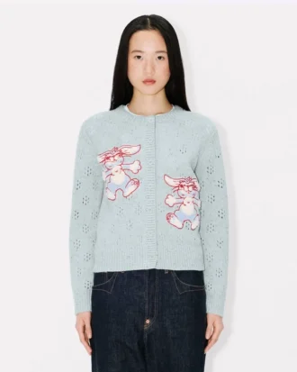 Cardigan ricamato in lana “Kenzo Winter Holidays” Cardigan ricamato in lana “Kenzo Winter Holidays”