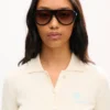 Cardigan ricamato ‘Kenzo Tulip’ in cotone spugnoso Cardigan ricamato ‘Kenzo Tulip’ in cotone spugnoso