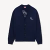 Cardigan ricamato “Kenzo Tulip” in lana e cotone Cardigan ricamato “Kenzo Tulip” in lana e cotone