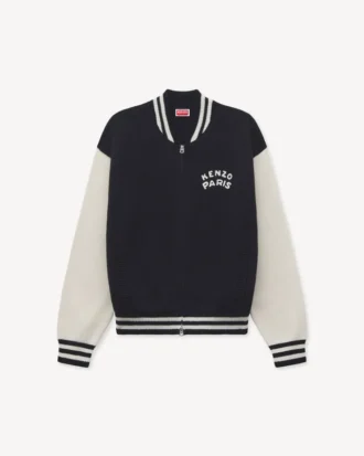 Cardigan varsity “Kenzo Paris Emblem” in misto cotone