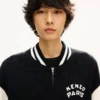 Cardigan varsity “Kenzo Paris Emblem” in misto cotone Cardigan varsity “Kenzo Paris Emblem” in misto cotone