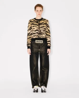 Cintura larga in pelle “Kenzo Buckle”