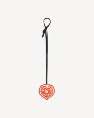 Ciondolo “Kenzo Boke Heart” in pelle