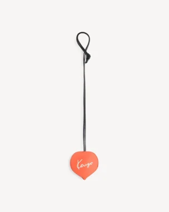 Ciondolo “Kenzo Boke Heart” in pelle
