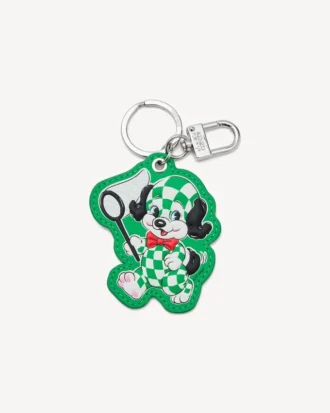 Ciondolo “Kenzo Cartoon” in pelle e metallo