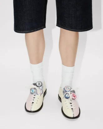 Derby da bowling “Kenzo Striker” in pelle
