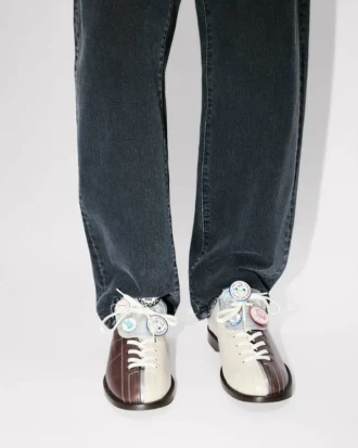 Derby da bowling “Kenzo Striker” in pelle