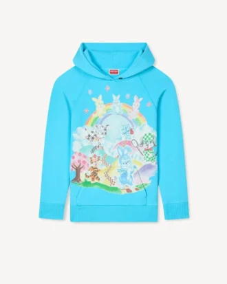 Felpa con cappuccio aderente “Kenzo Cartoon” in cotone Felpa con cappuccio aderente “Kenzo Cartoon” in cotone