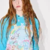 Felpa con cappuccio aderente “Kenzo Cartoon” in cotone Felpa con cappuccio aderente “Kenzo Cartoon” in cotone