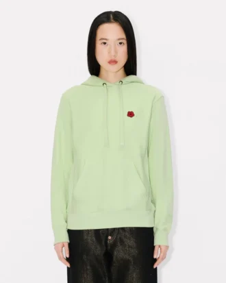 Felpa con cappuccio “Boke Flower” in cotone