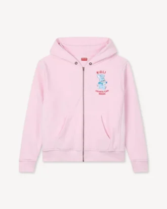 Felpa con cappuccio e zip ‘Kenzo Cartoon’ in cotone