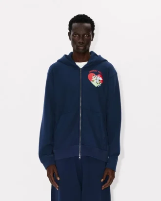 Felpa con cappuccio e zip ‘Kenzo Cartoon’ in cotone