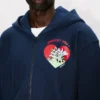 Felpa con cappuccio e zip ‘Kenzo Cartoon’ in cotone Felpa con cappuccio e zip ‘Kenzo Cartoon’ in cotone