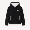 Felpa con cappuccio e zip ricamata ‘Boke Flower 2.0’ in cotone e lana Felpa con cappuccio e zip ricamata ‘Boke Flower 2.0’ in cotone e lana