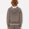 Felpa con cappuccio e zip ricamata ‘Boke Flower 2.0’ in cotone e lana