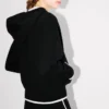 Felpa con cappuccio e zip ricamata ‘Boke Flower 2.0’ in cotone e lana Felpa con cappuccio e zip ricamata ‘Boke Flower 2.0’ in cotone e lana