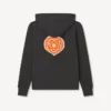Felpa con cappuccio e zip ricamata ‘Kenzo Boke Heart’ in cotone Felpa con cappuccio e zip ricamata ‘Kenzo Boke Heart’ in cotone