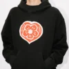 Felpa con cappuccio oversize ‘Kenzo Boke Heart’ in cotone Felpa con cappuccio oversize ‘Kenzo Boke Heart’ in cotone
