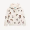 Felpa con cappuccio oversize “Lunar New Year” in French Terry