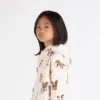 Felpa con cappuccio oversize “Lunar New Year” in French Terry