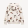 Felpa con cappuccio oversize “Lunar New Year” in French Terry