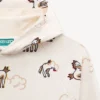 Felpa con cappuccio oversize “Lunar New Year” in French Terry