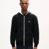 Felpa con cappuccio reversibile e zip “Kenzo Tulip” in cotone Felpa con cappuccio reversibile e zip “Kenzo Tulip” in cotone