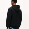 Felpa con cappuccio reversibile e zip “Kenzo Tulip” in cotone Felpa con cappuccio reversibile e zip “Kenzo Tulip” in cotone