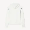Felpa con cappuccio ricamata “Boke Flower 2.0” in cotone
