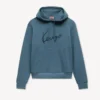 Felpa con cappuccio ricamata “Kenzo Signature” in cotone Felpa con cappuccio ricamata “Kenzo Signature” in cotone
