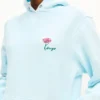 Felpa con cappuccio ricamata “Kenzo Tulip” in cotone Felpa con cappuccio ricamata “Kenzo Tulip” in cotone