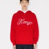 Felpa con cappuccio ricamata “Kenzo Winter Holidays” in cotone e lana Felpa con cappuccio ricamata “Kenzo Winter Holidays” in cotone e lana
