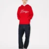 Felpa con cappuccio ricamata “Kenzo Winter Holidays” in cotone e lana Felpa con cappuccio ricamata “Kenzo Winter Holidays” in cotone e lana