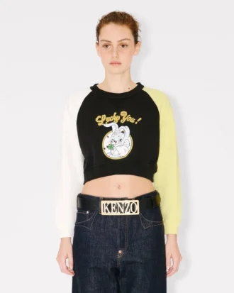 Felpa corta ‘Kenzo Cartoon’ in cotone Felpa corta ‘Kenzo Cartoon’ in cotone