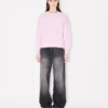 Felpa in cotone con ricamo ‘Boke Flower 2.0’ Felpa in cotone con ricamo ‘Boke Flower 2.0’