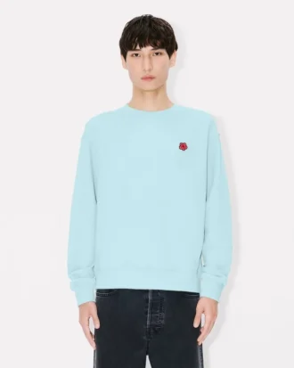 Felpa in cotone con ricamo “Boke Flower” Felpa in cotone con ricamo “Boke Flower”