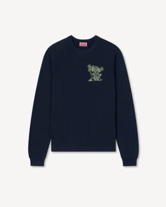Felpa in cotone con ricamo “Kenzo Cartoon” Felpa in cotone con ricamo “Kenzo Cartoon”